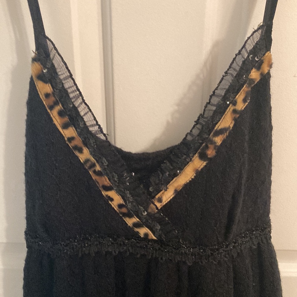 Buffalo David Bitton Black/Leopard Cami - Picture 2 of 5